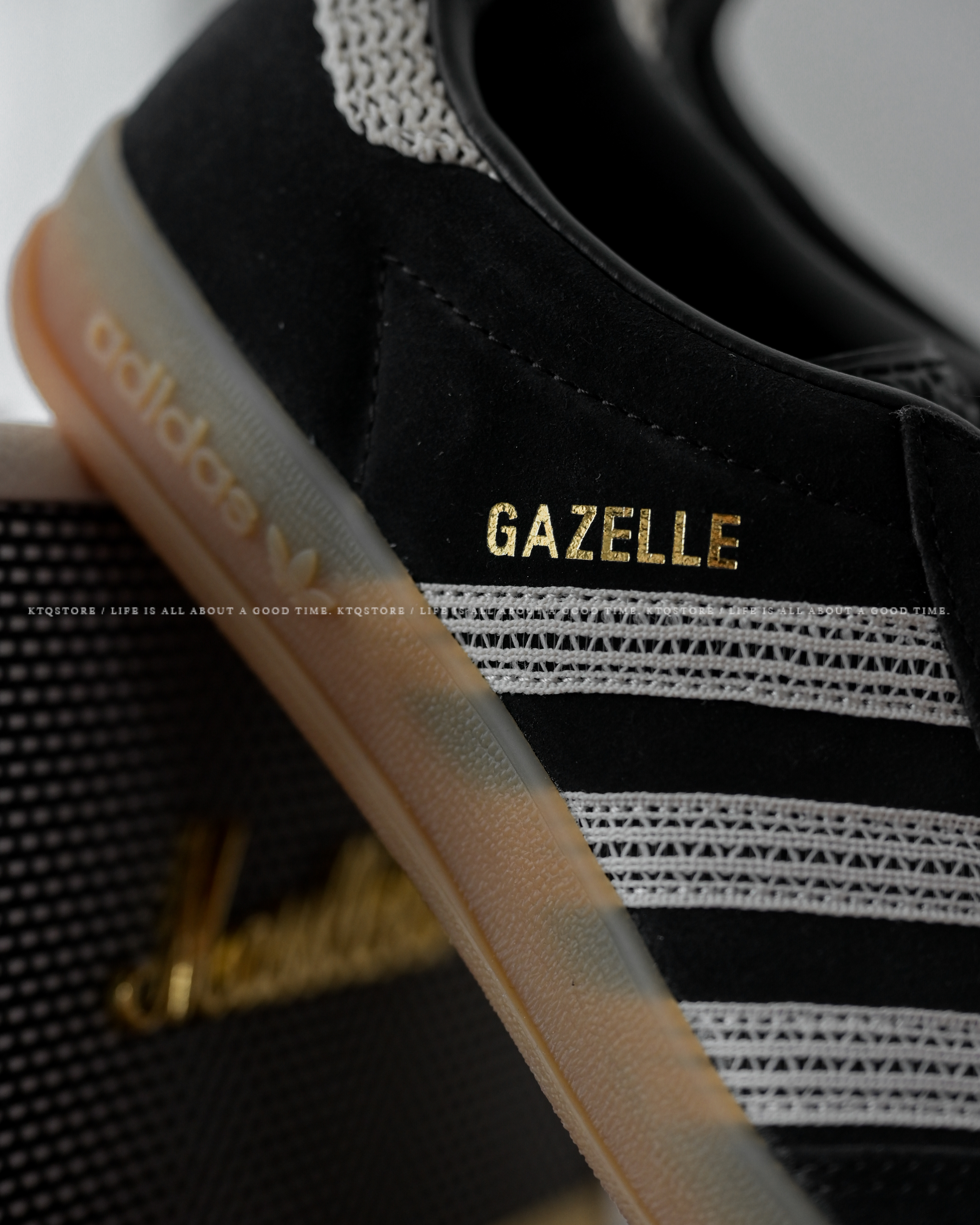 KTQ STORE ‧ Adidas Originals Gazelle 黑白色 編織 JI2755