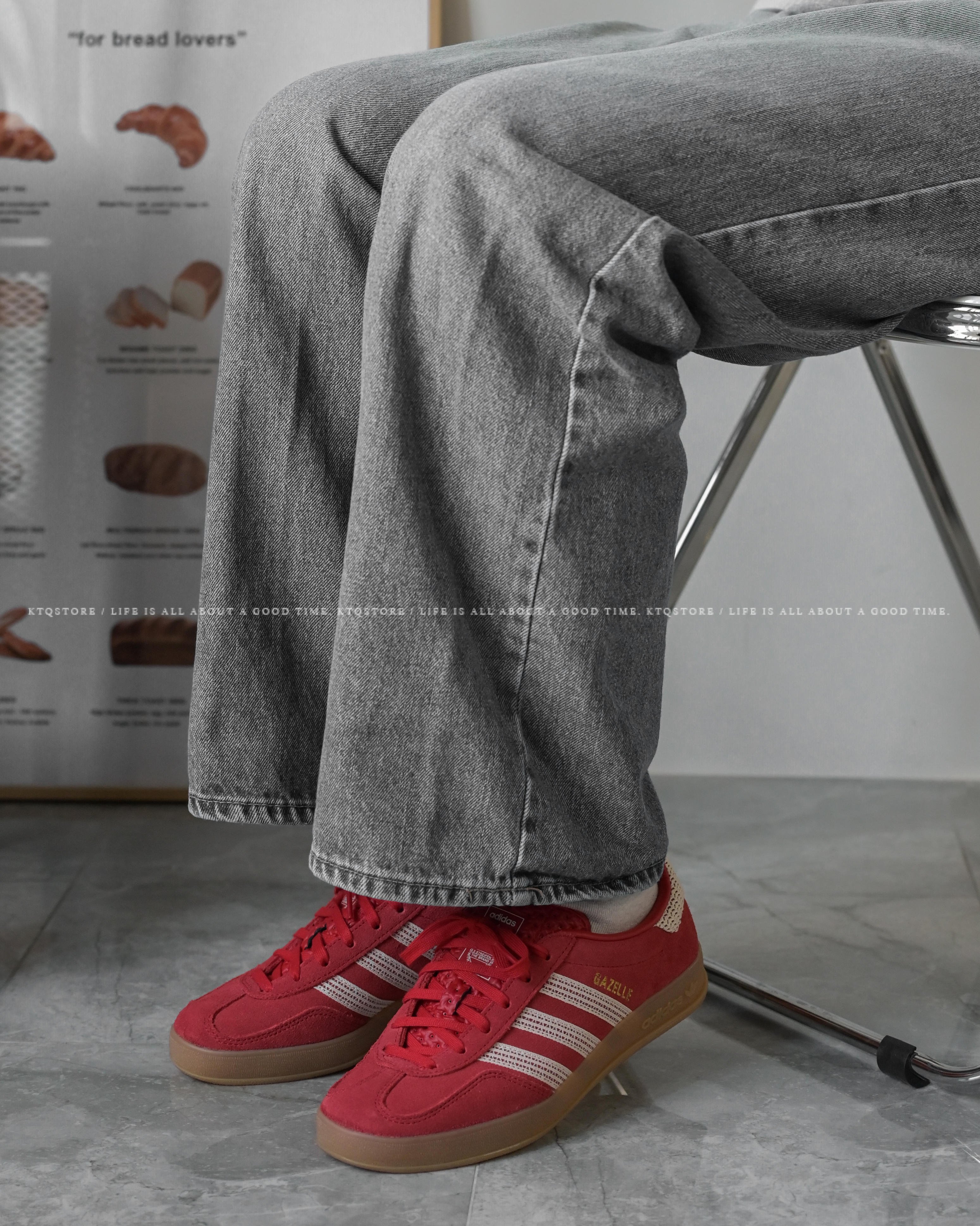 KTQ STORE ‧ Adidas Originals Gazelle  米紅色 編織  JI2756