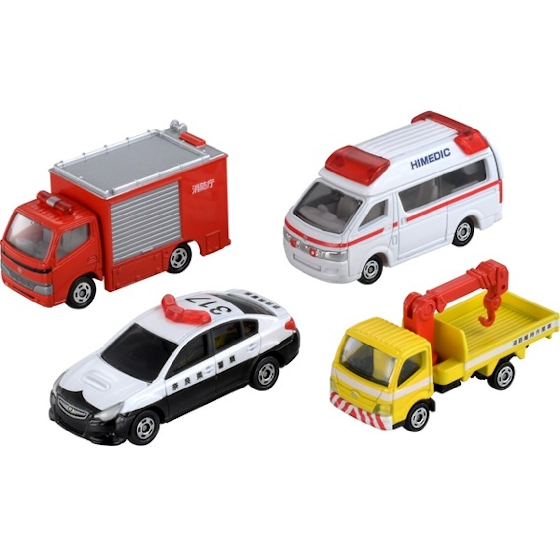日本 Tomica 緊急車両套裝