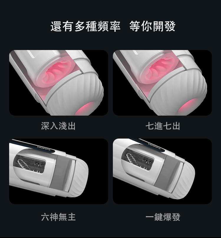 SVAKOM Dylan 螺旋分體 伸縮旋轉電動飛機杯