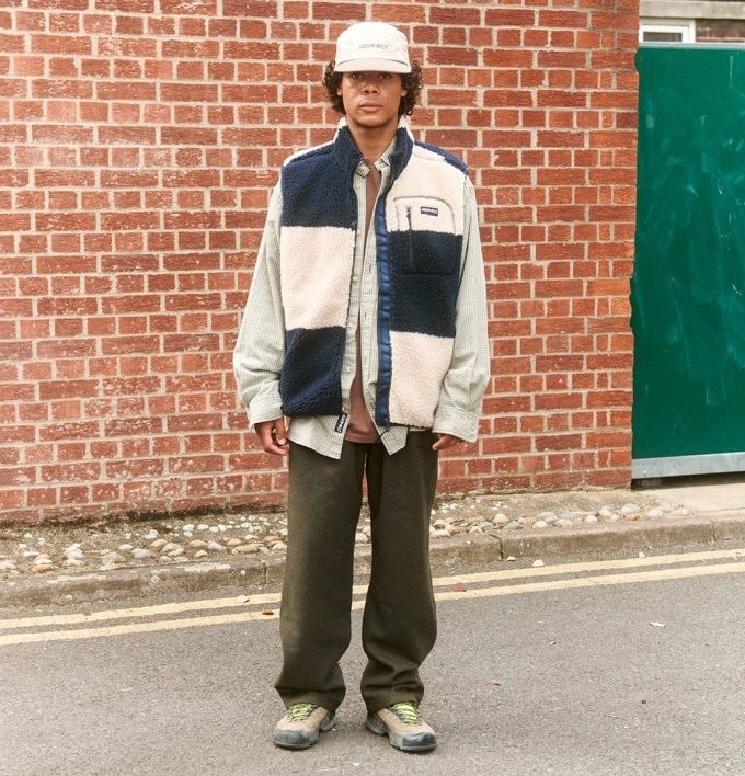 GRAMICCI CHECKERED SHERPA VEST - PRE ORDER ITEM (預訂中)