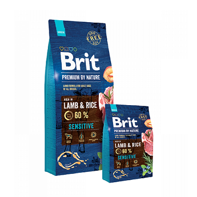 捷克 Brit 自然精選系列 低敏成犬 羊肉 3kg／15kg