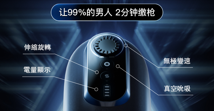 SVAKOM Godwin 真空吸吮 伸縮旋轉電動飛機杯