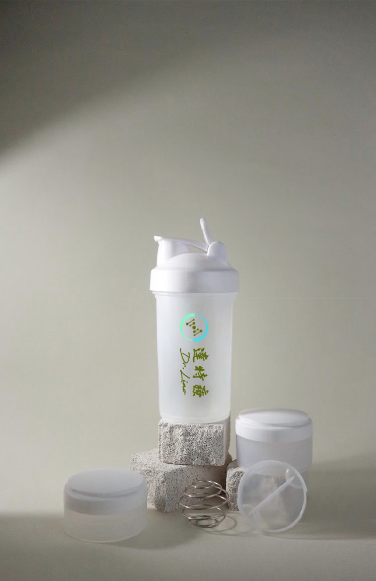 蛋白飲專用搖搖杯｜白色