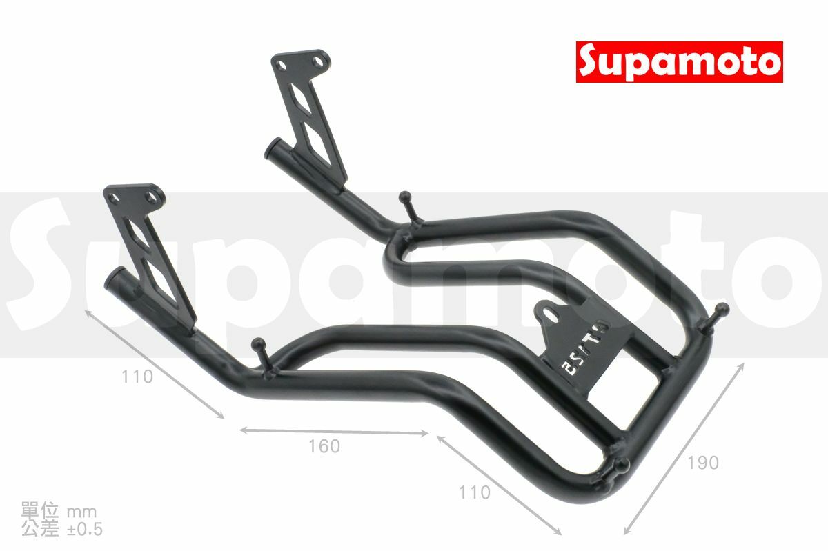 -Supamoto- CT125西裝架中船行李架—C (改裝/貨架/置物架/前貨架)
