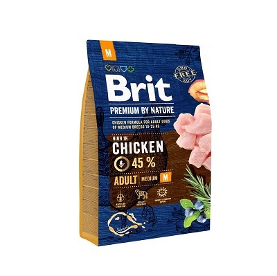 捷克 Brit 自然精選系列 中型成犬 雞肉 3kg (EXP: 07/2026)