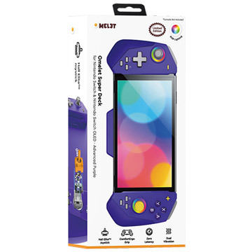 NS Omelet Gaming Nintendo Switch 專用手提模式専用手把控制器（紫）