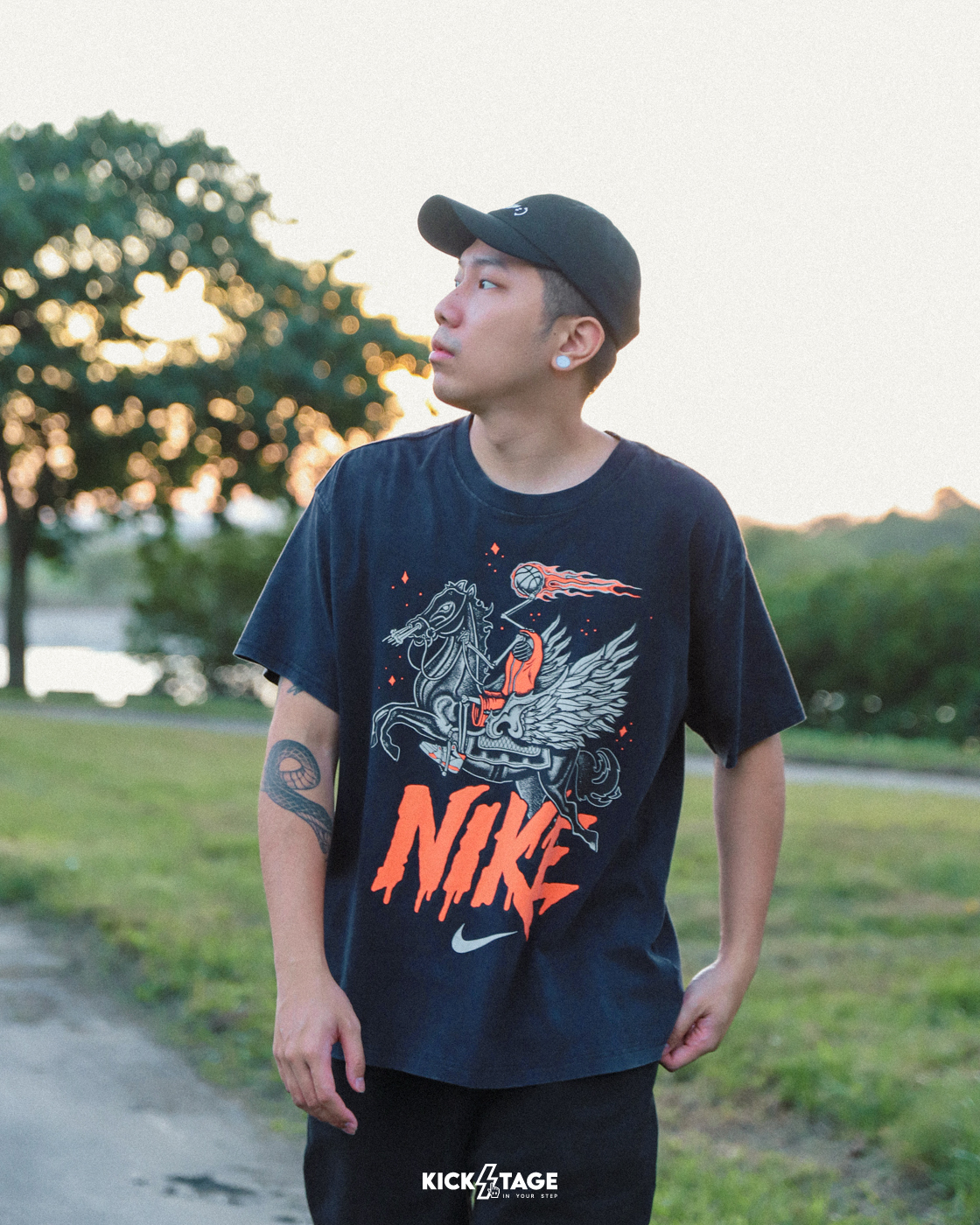 男女款 NIKE MAX90 BASKETBALL T-Shirt 水洗黑 水洗綠 籃球騎士 復古 水洗短TEE【HF6200】