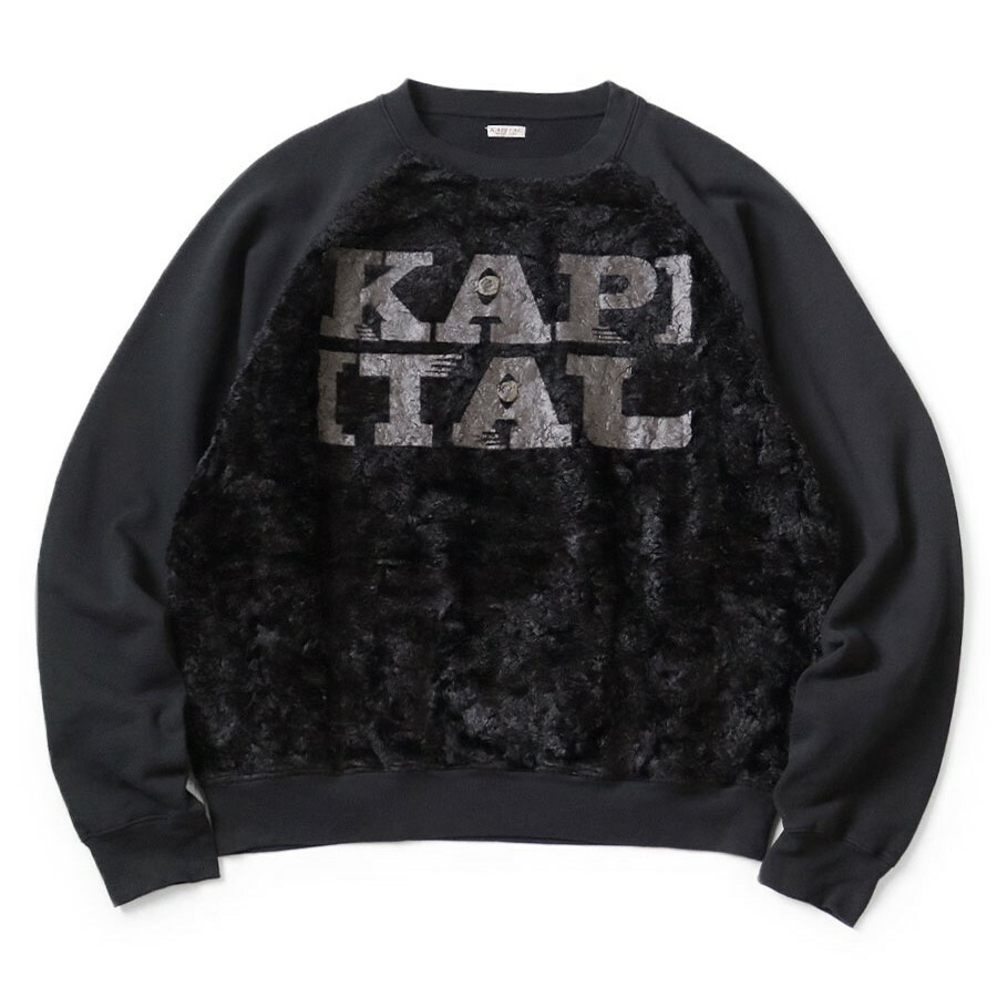 KAPITAL 30-FLEECE X FUR GRIZZLY SWEAT (SPEAKEASY KAPITA