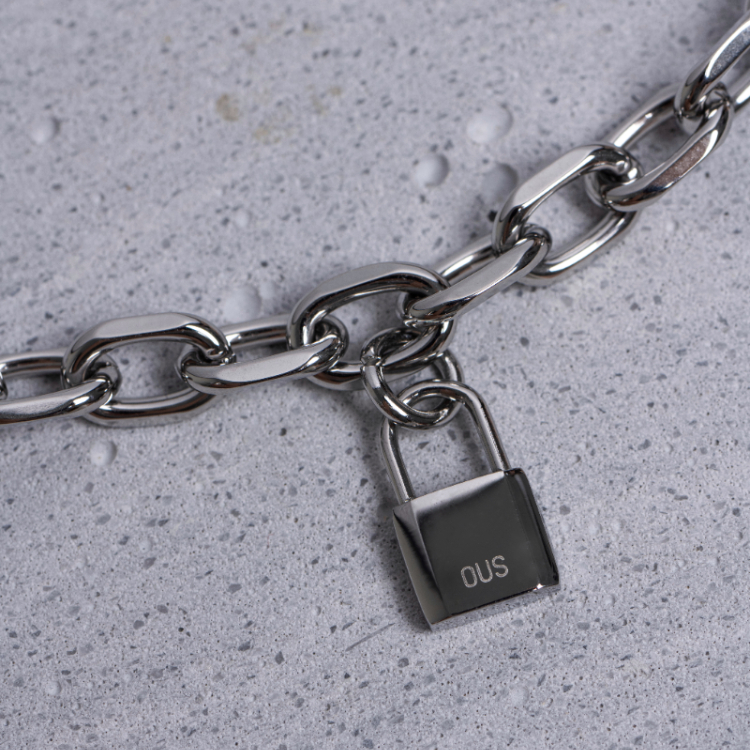 OUS Lucky Padlock Bracelet 真我之鑰手鍊 銀