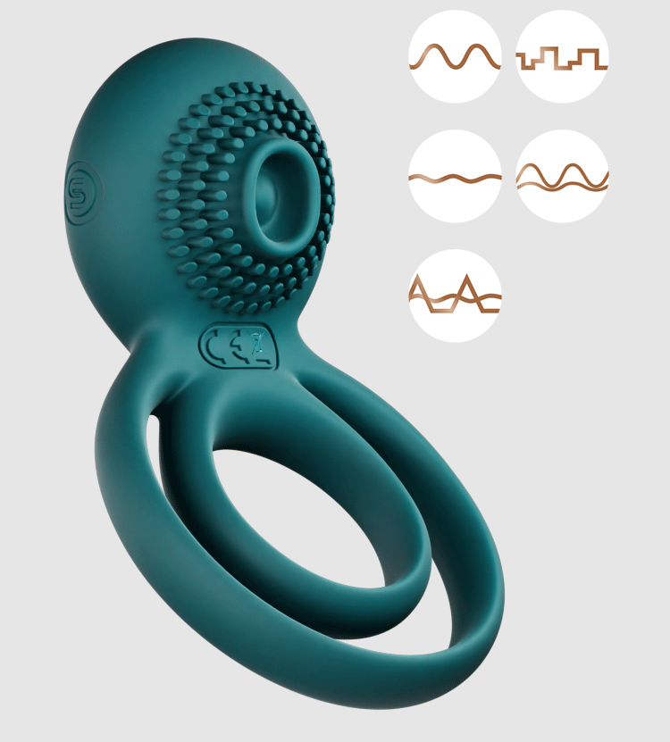 SVAKOM TAMMY Pro 手機遙控 延時雙環情侶共震器