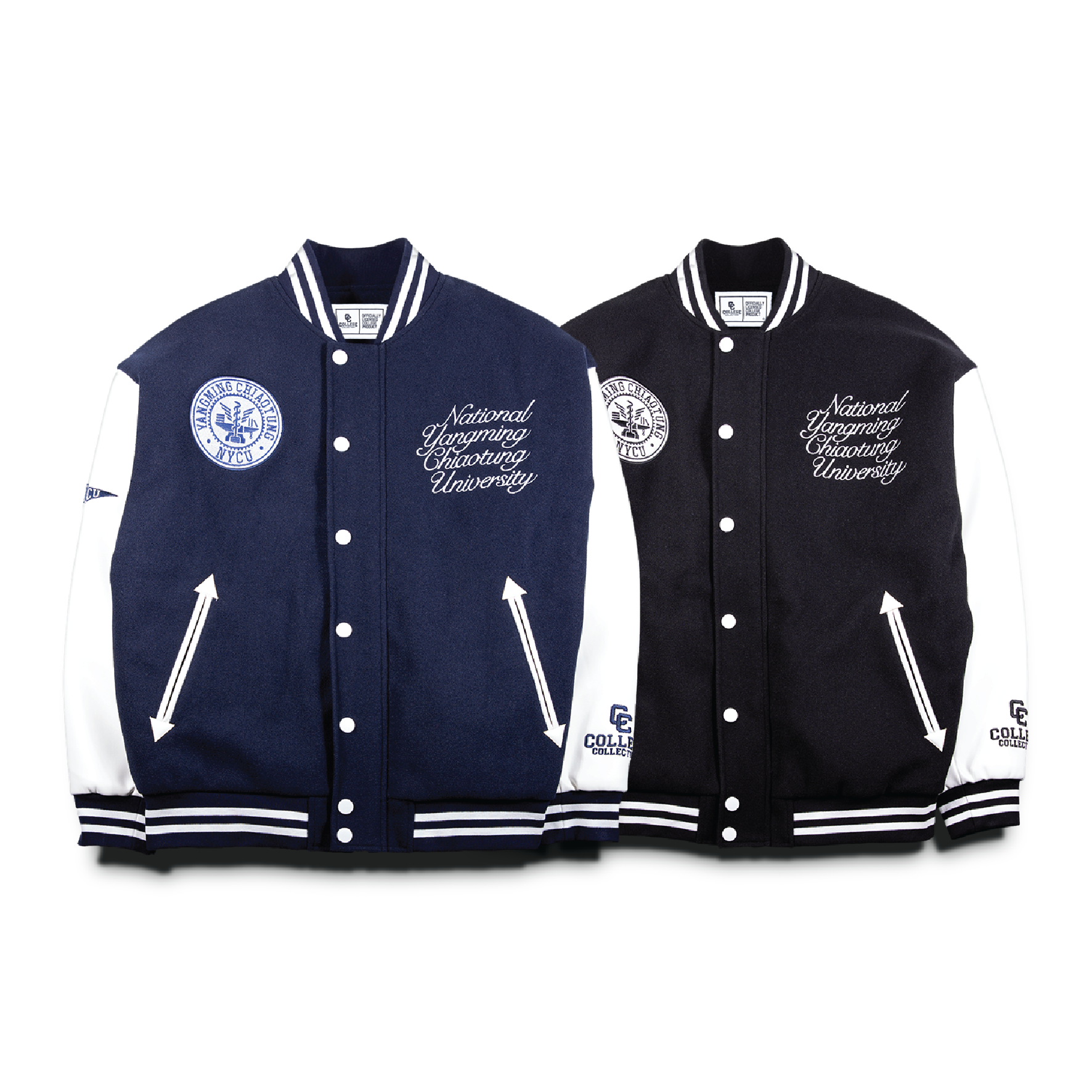 陽明交通大學 NYCU 美式校園棒球夾克 · 2024 全新設計款 / NYCU Varsity Jacket