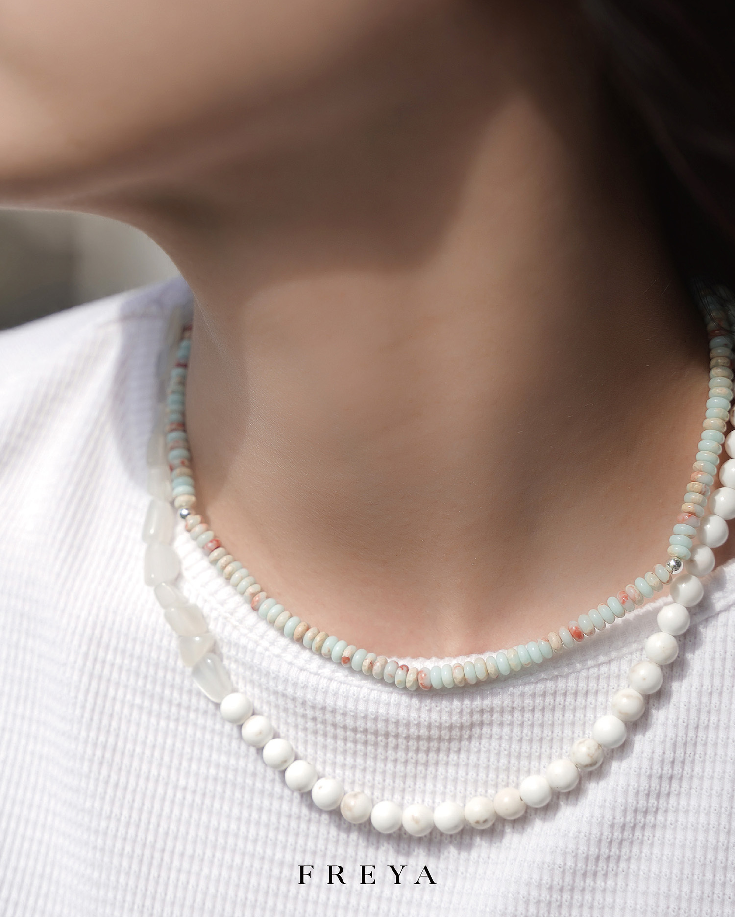 FREYA 白松石項鍊