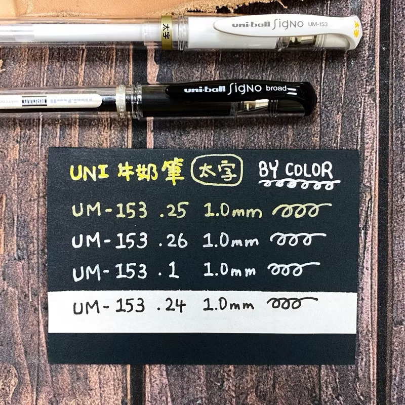 三菱uni｜UM-153 牛奶筆 太字