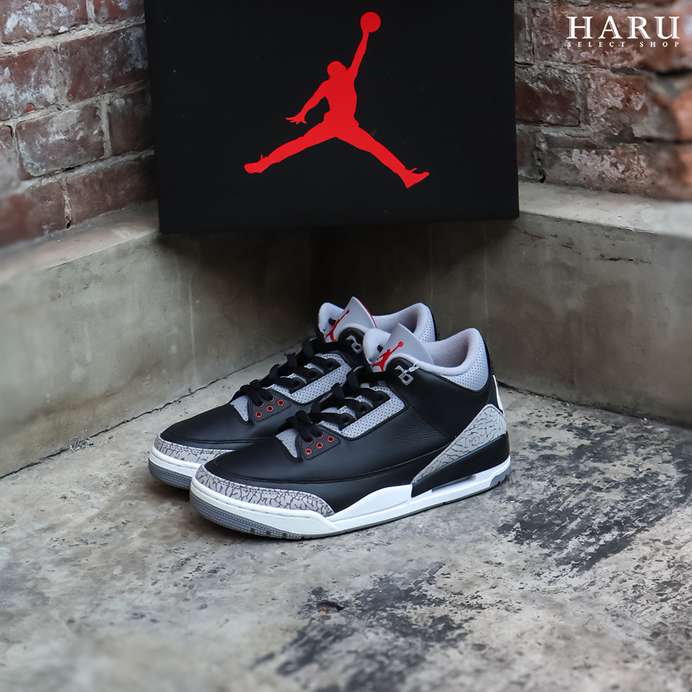 Air Jordan 3 "Black Cement Reimagined" AJ3 黑水泥 做舊中底 皮革 復古籃球鞋 DN3707-010