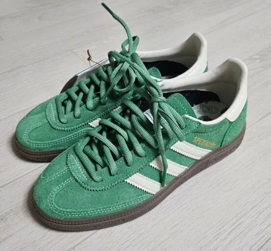 【OWN】Adidas HANDBALL SPEZIAL 麂皮 休閒 平底 球鞋 成人款 薄荷綠 IG6192