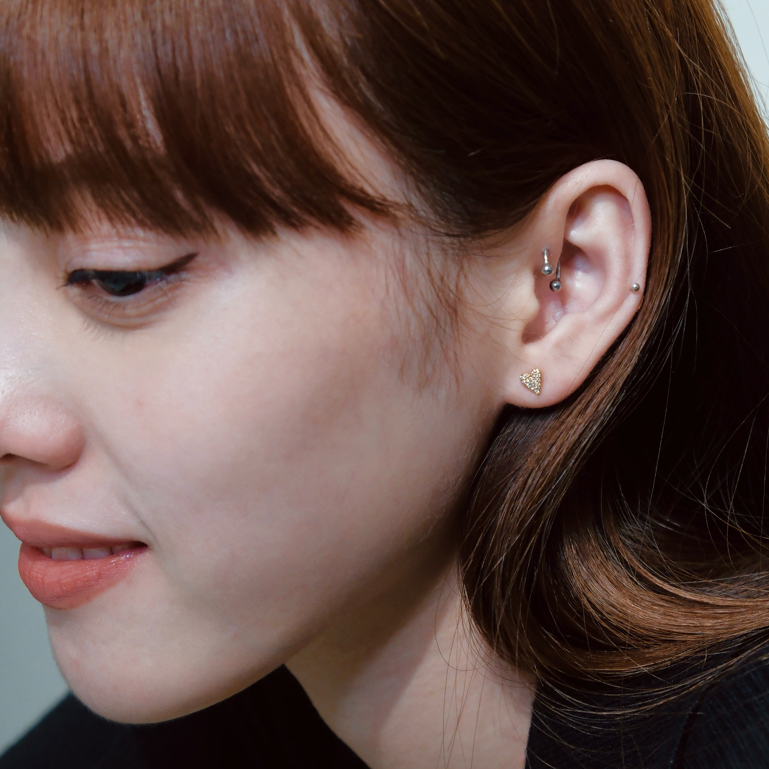 WAEKURA-Page 愛心寶石耳環