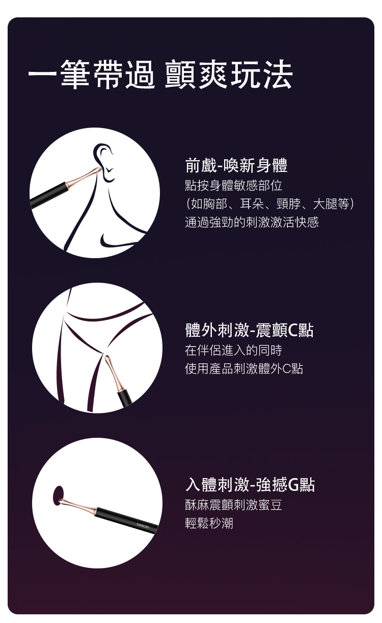 SVAKOM 潮悅C點按摩筆