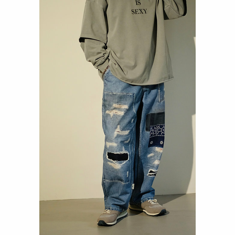 Club Stubborn Digital Air Force Painter Trouser - T-Block