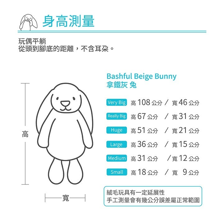 【樂森藥局】英國 Jellycat 經典安撫兔兔18cm/公分、碎花兔(多款可選)、安撫玩偶
