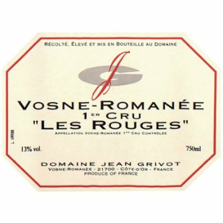 Jean Grivot Vosne Romanee 1er Cru Les Rouges 2009 (1500ml)
