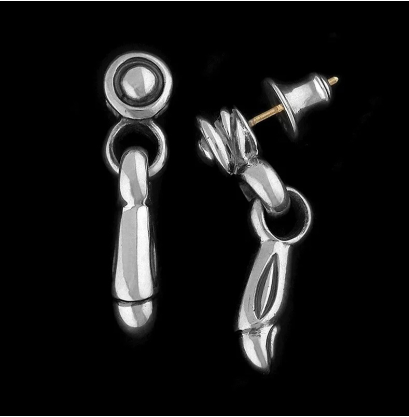 Mating Flight Earrings: Crane Head*