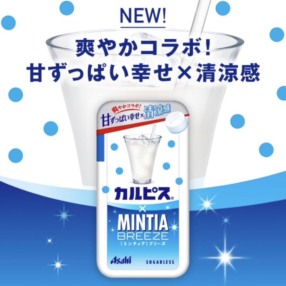 日本 Asahi 朝日 MINTIA 口含錠 可爾必思風味 大顆款 30粒 22g