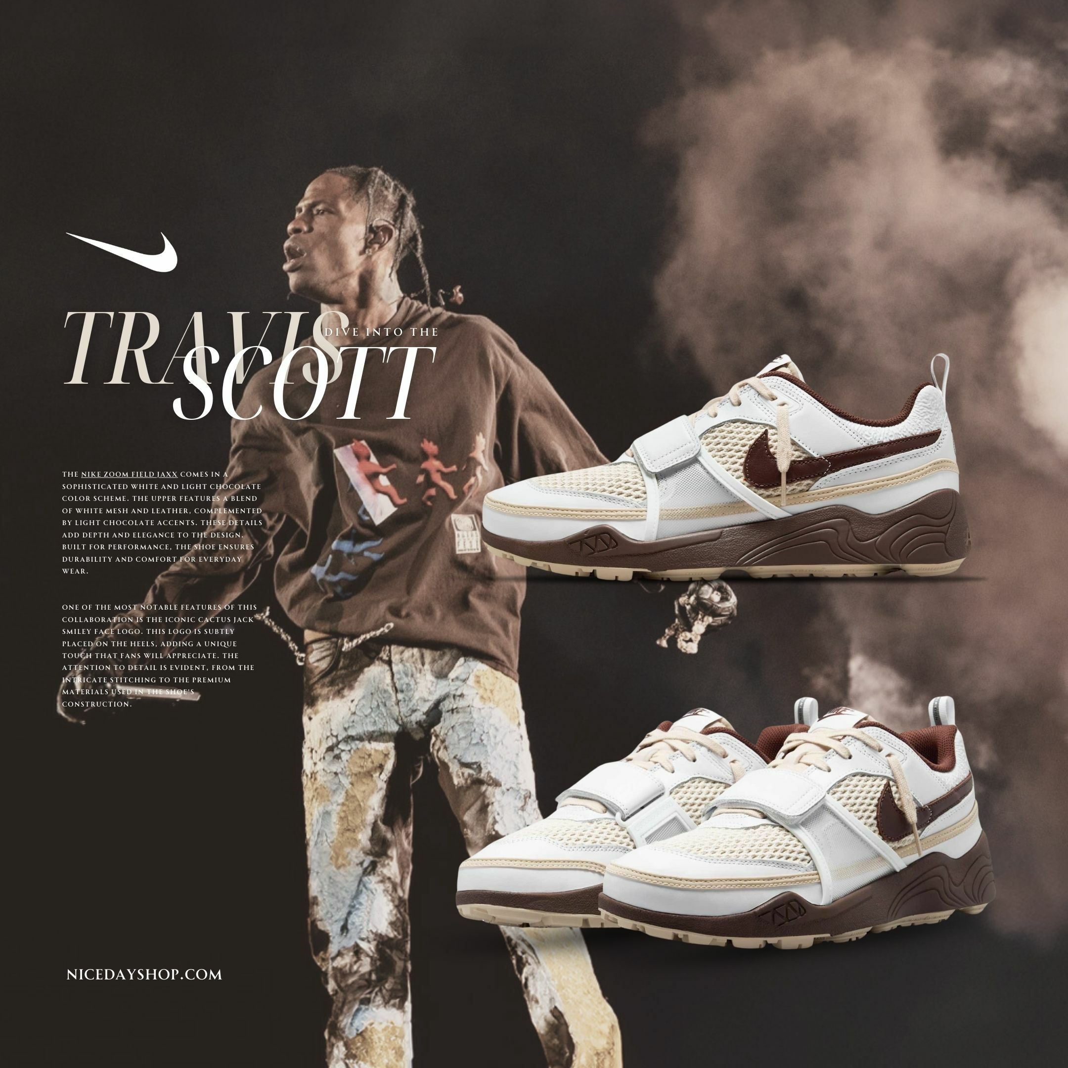 Travis Scott Nike Zoom Field Jaxx 28センチ Travis Scott × Nike Zoom Field Jaxx 28cm