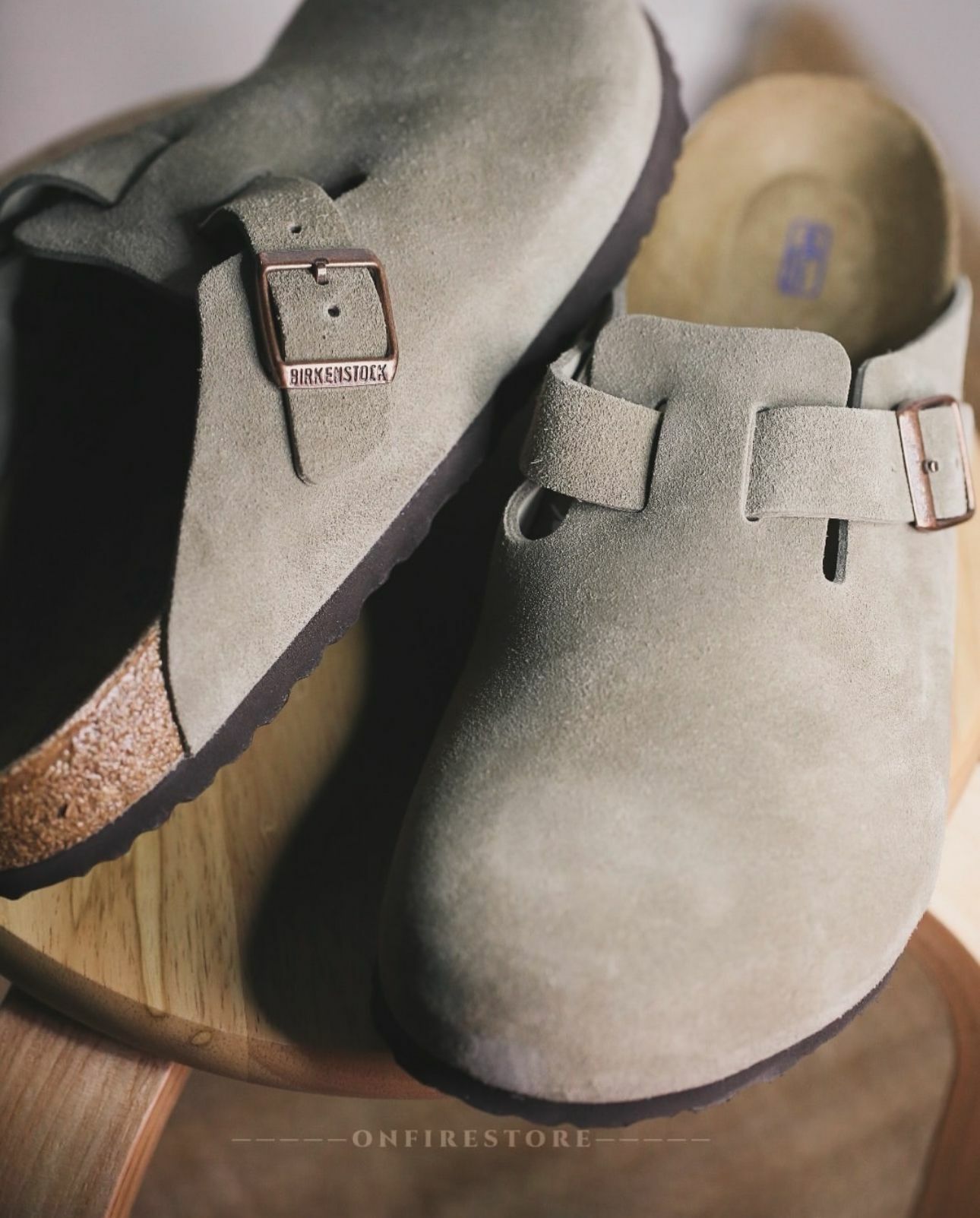 現貨|Birkenstock Boston Soft Footbed Taupe (Regular Fit) 0560771