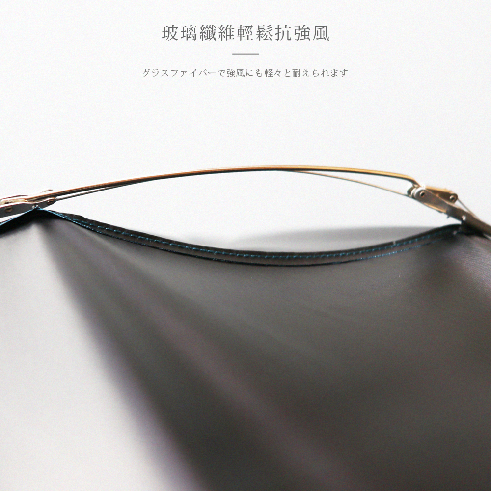 防曬膠五折口袋傘採用玻璃纖維輕鬆抗強風