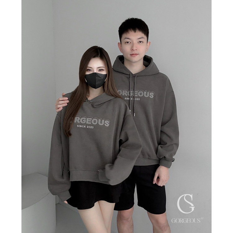 G9501 現貨「品牌'雙層團子高磅情侶帽TEE」