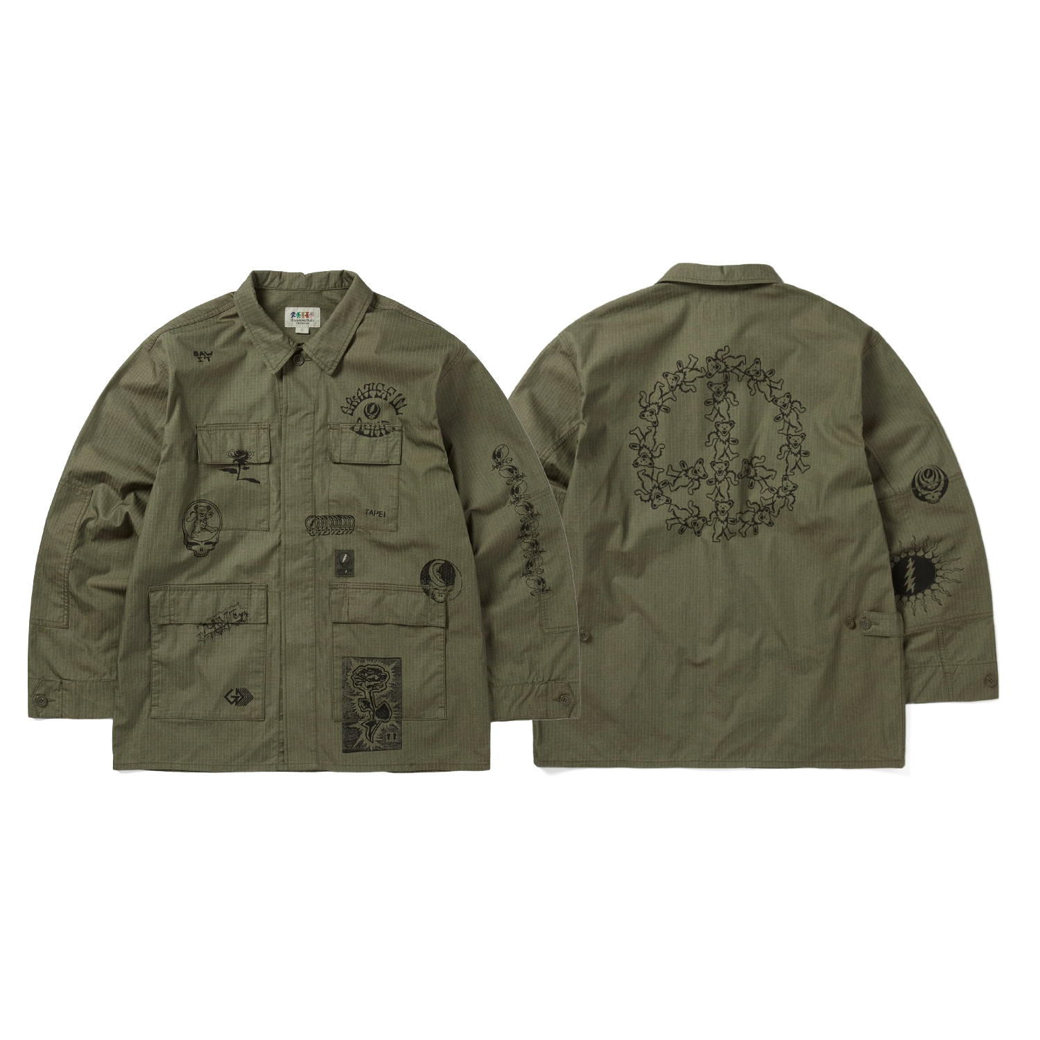【車庫服飾】thisisneverthat Grateful Dead GD Iconography BDU Jacket