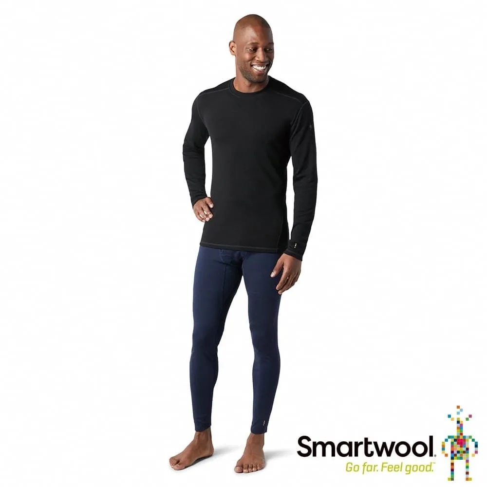 Smartwool Men's Classic Thermal Merino Base Layer Crew 男款 美麗諾羊毛圓領長袖上衣 排汗衣 底層衣 黑色 SW016350001 [HappyOutdoor]