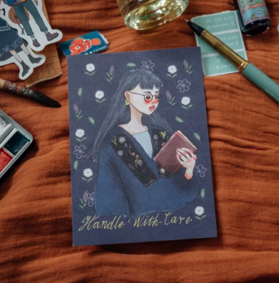 深藍花季 明信片｜甜蜜生活 la dolce vita 臺灣