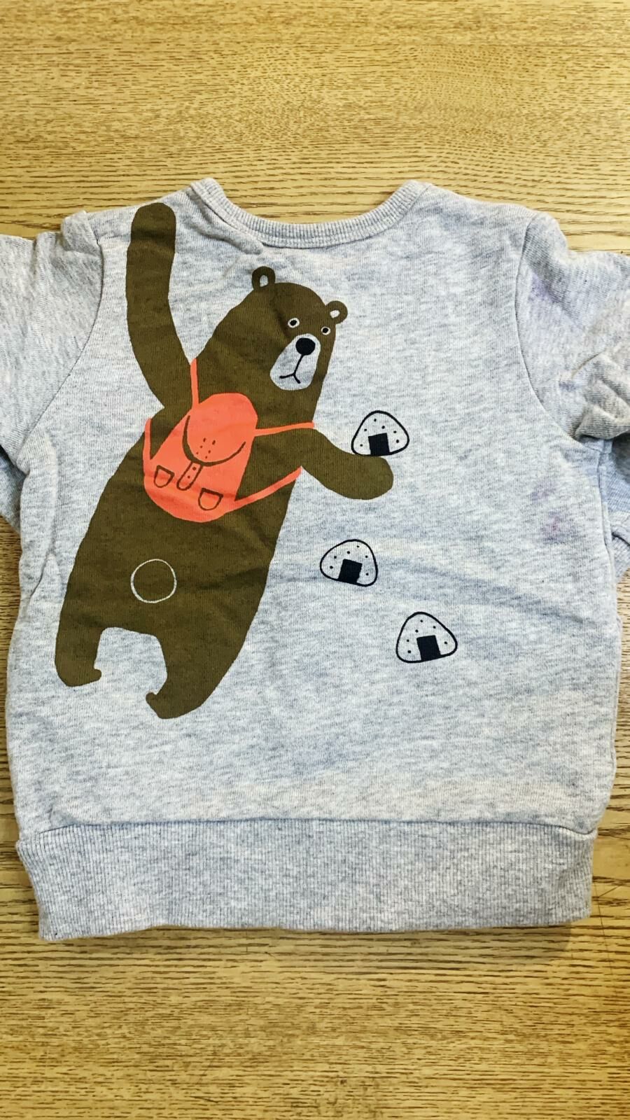 長袖外套80碼-灰色