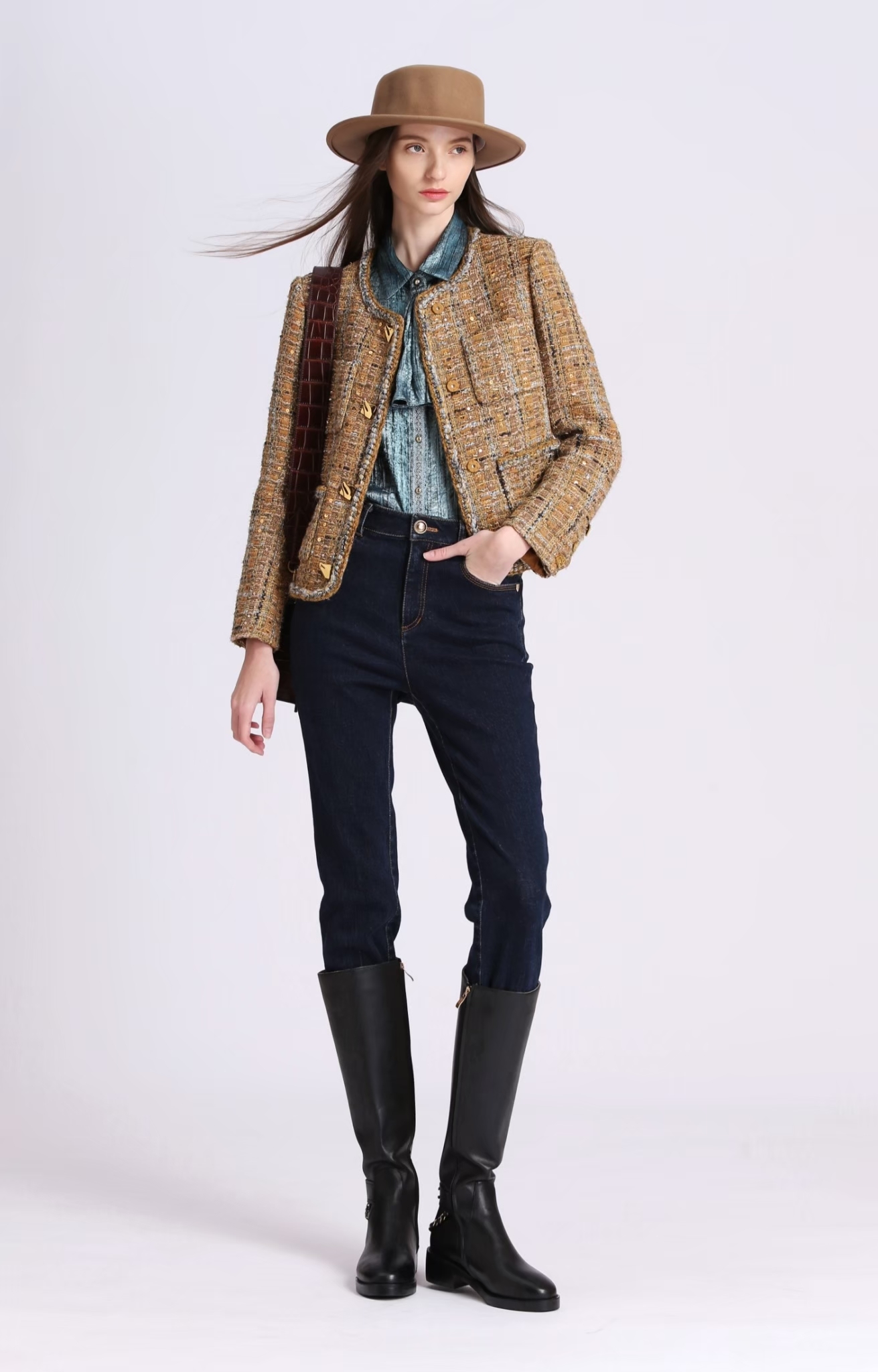 BD15007D1 沙漠金小香狩獵外套