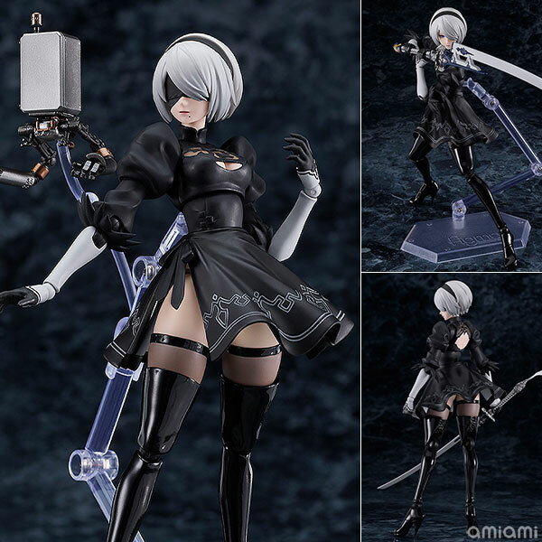 預訂10月   Max Factory 643 figma 2B（寄葉二號B型）尼爾：自動人形 Ver1.1a   figma NieR:Automata Ver1.1a 2B YoRHa No.2 Type B Pre-order