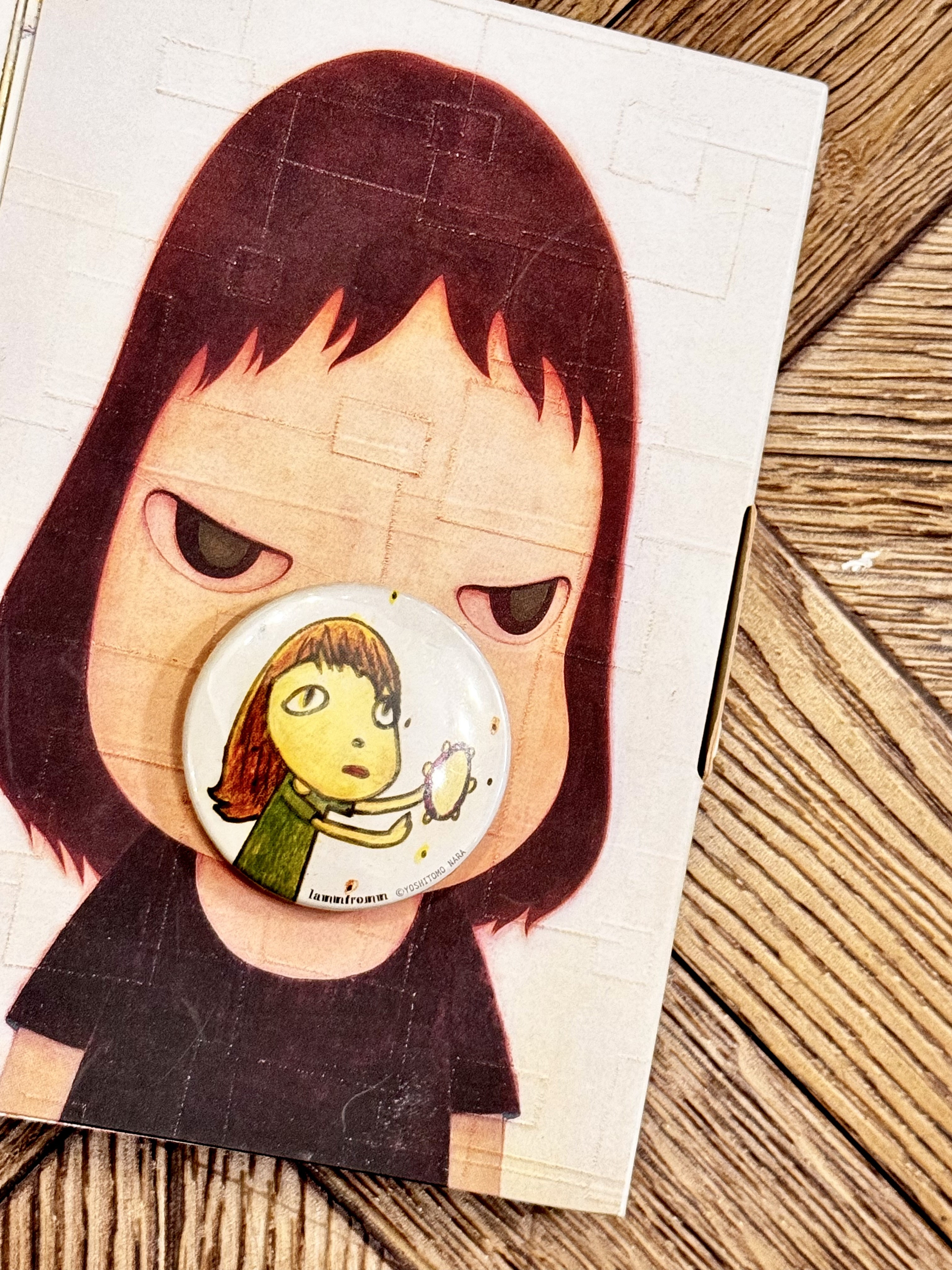 Yoshitomo nara 限量款徽章別針