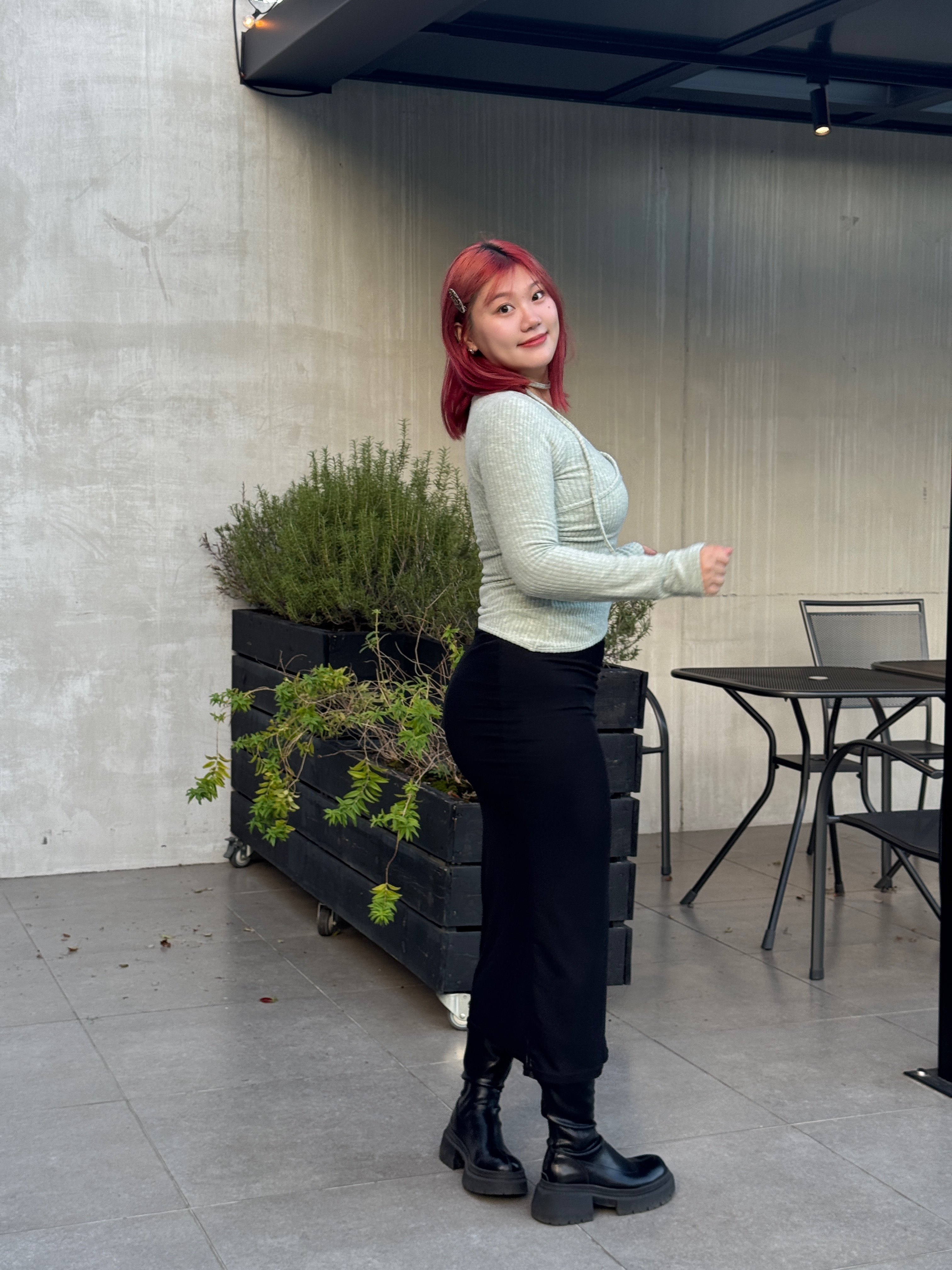 D8彈彈透透 兩穿紗網彈力包臀裙