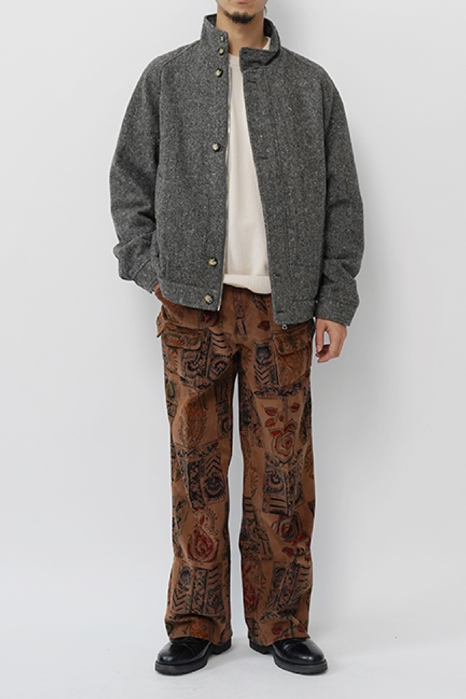 PHIGVEL HB TWEED SPORTING BLOUSON (2COL)