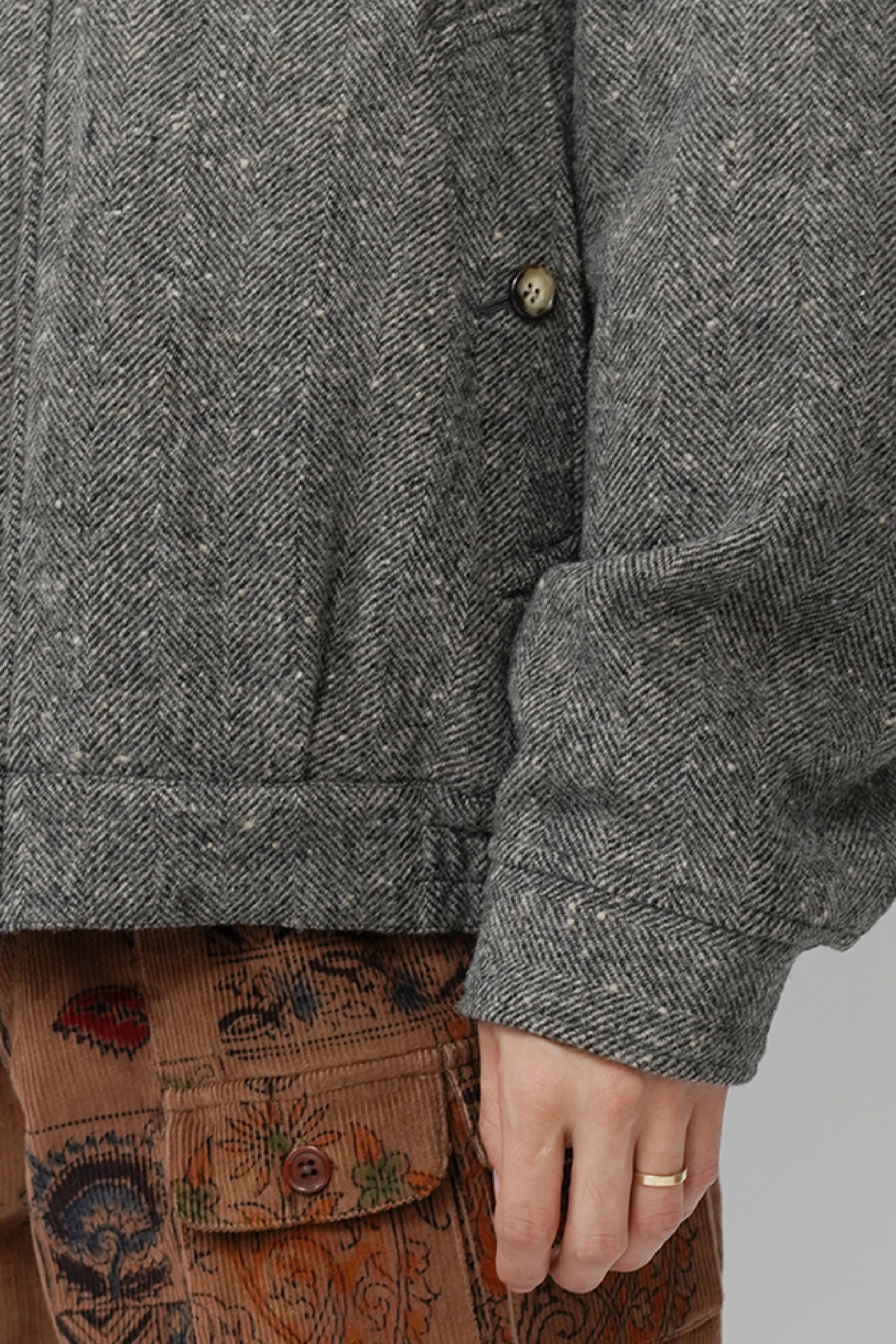 PHIGVEL HB TWEED SPORTING BLOUSON (2COL)