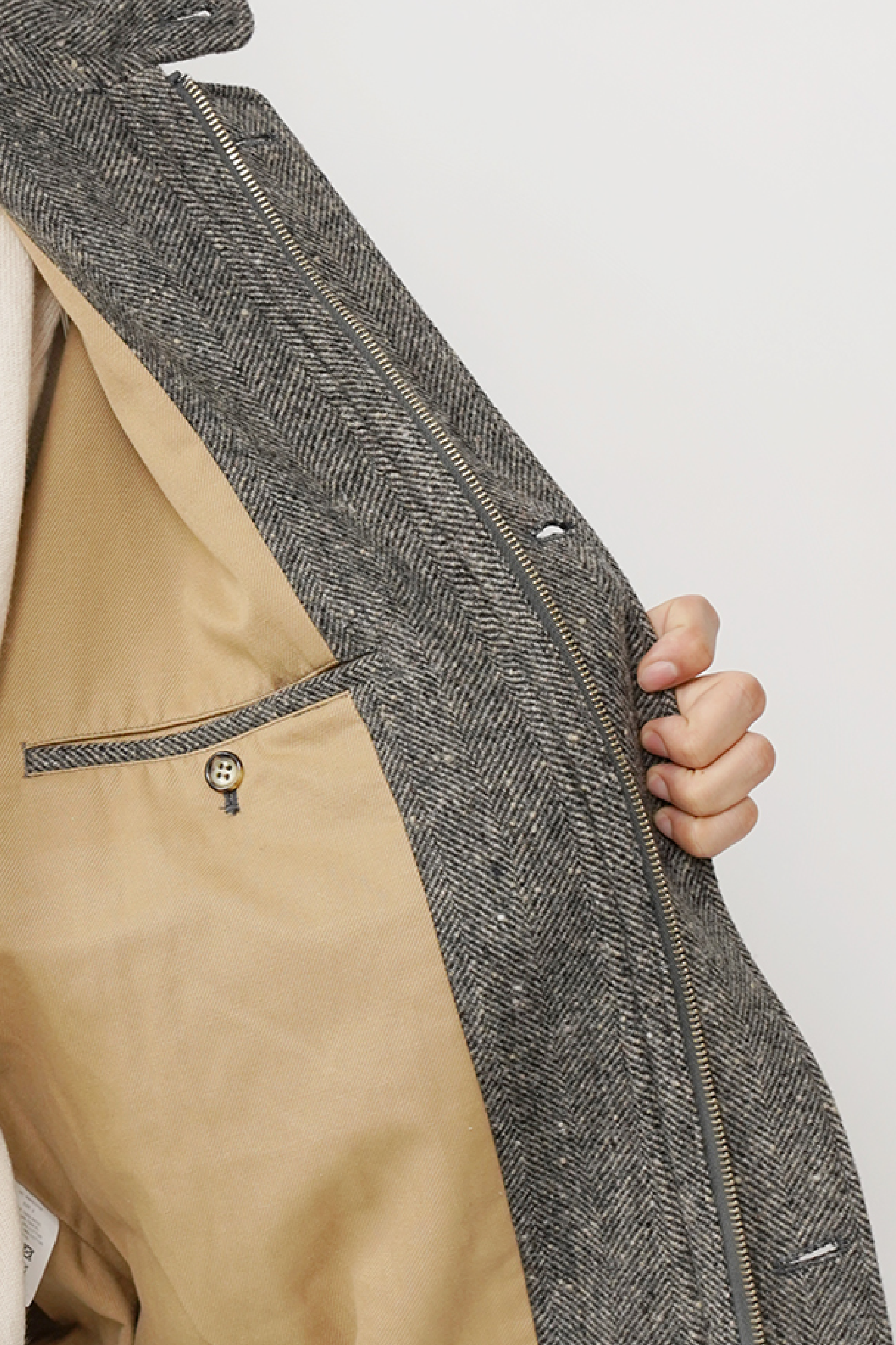 PHIGVEL HB TWEED SPORTING BLOUSON (2COL)