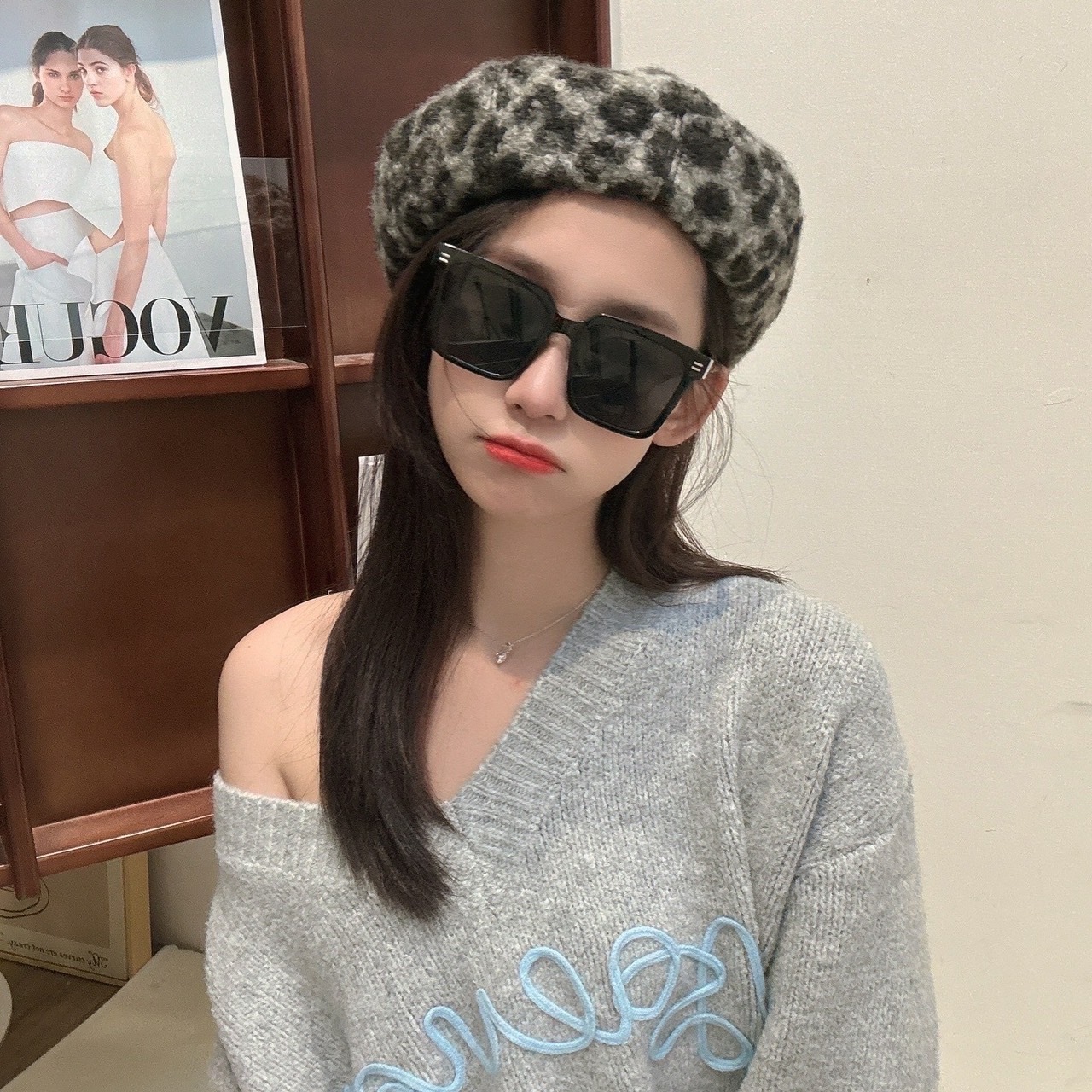 S0137055雙線小臉墨鏡/二色