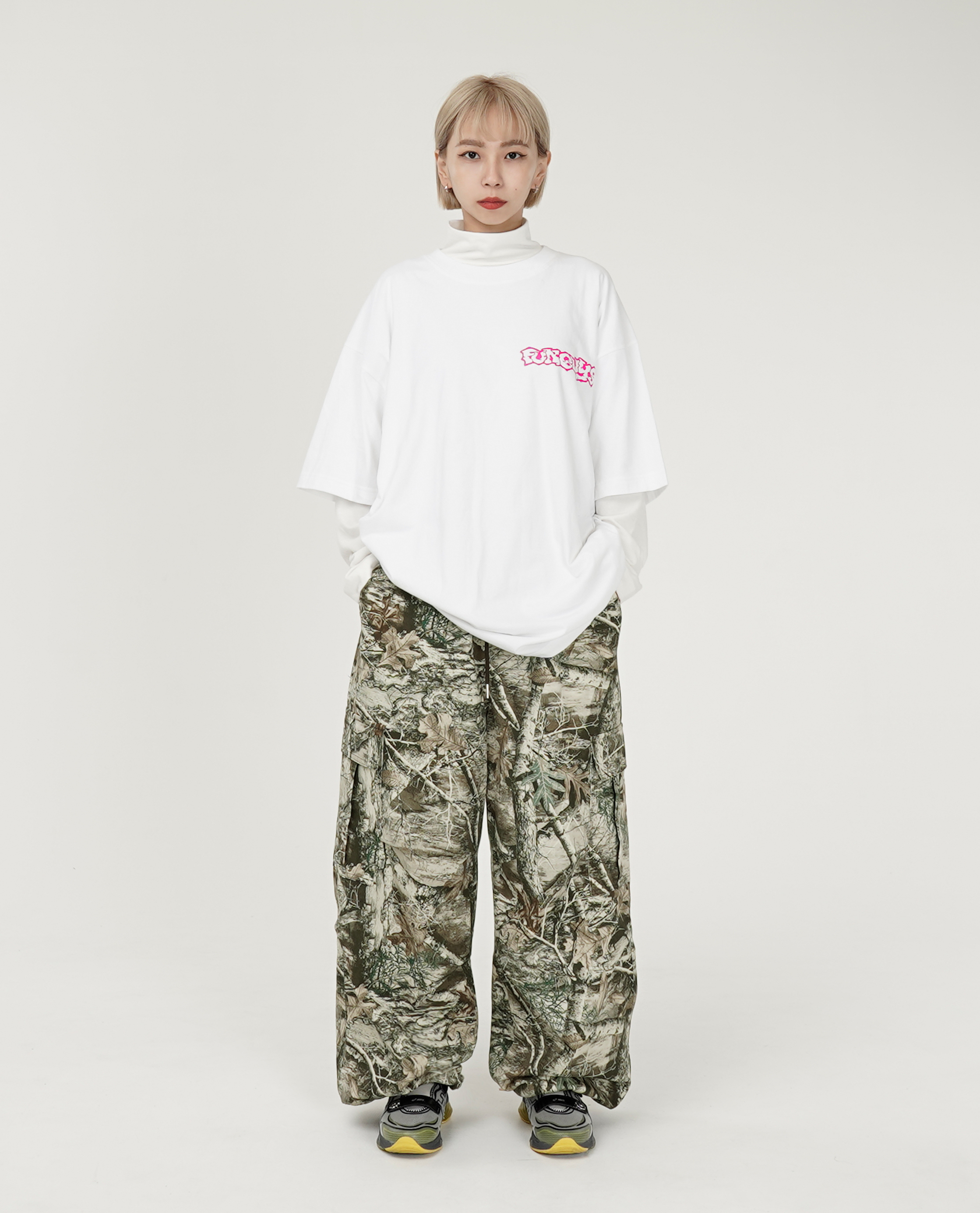 樹枝迷彩工作褲