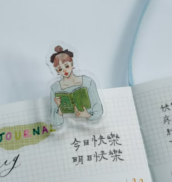 甜蜜生活女孩 讀詩女孩 壓克力夾子｜甜蜜生活La dolce vita 臺灣