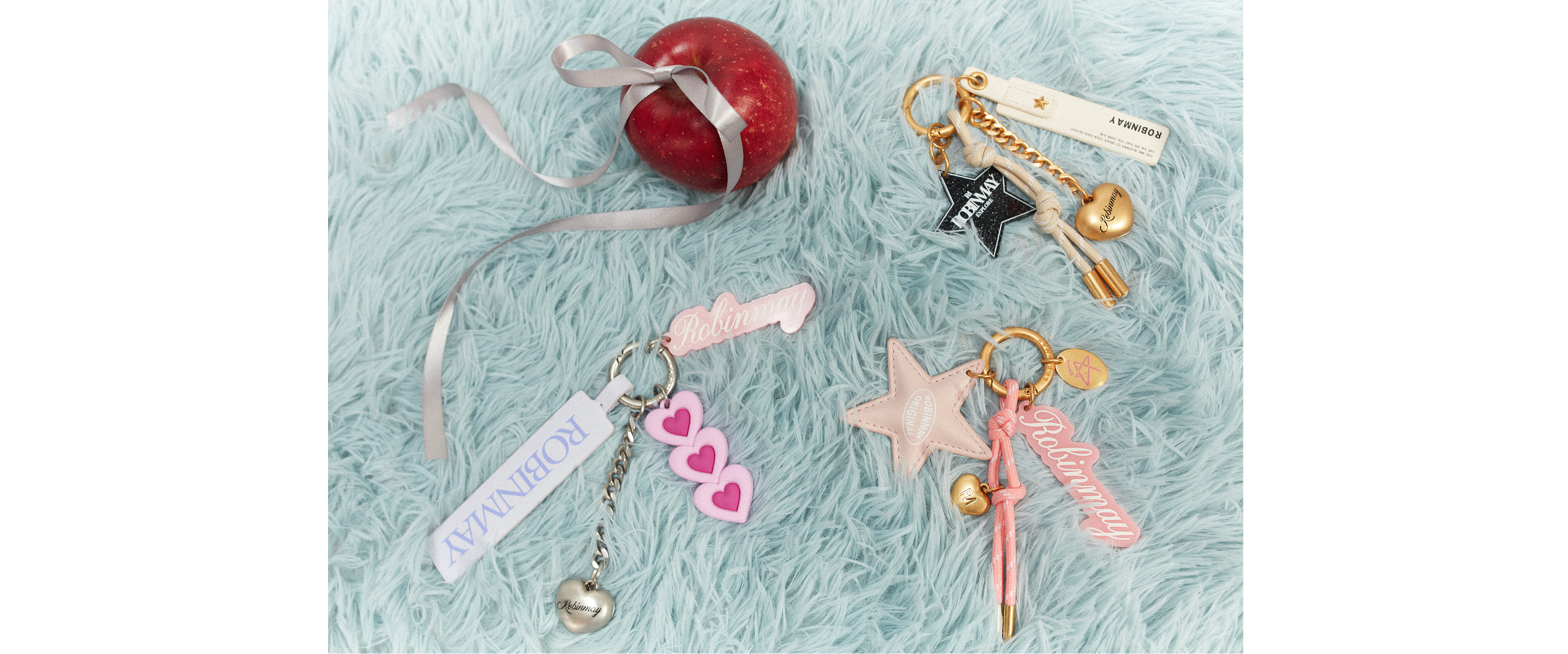 不同造型元素的吊飾串