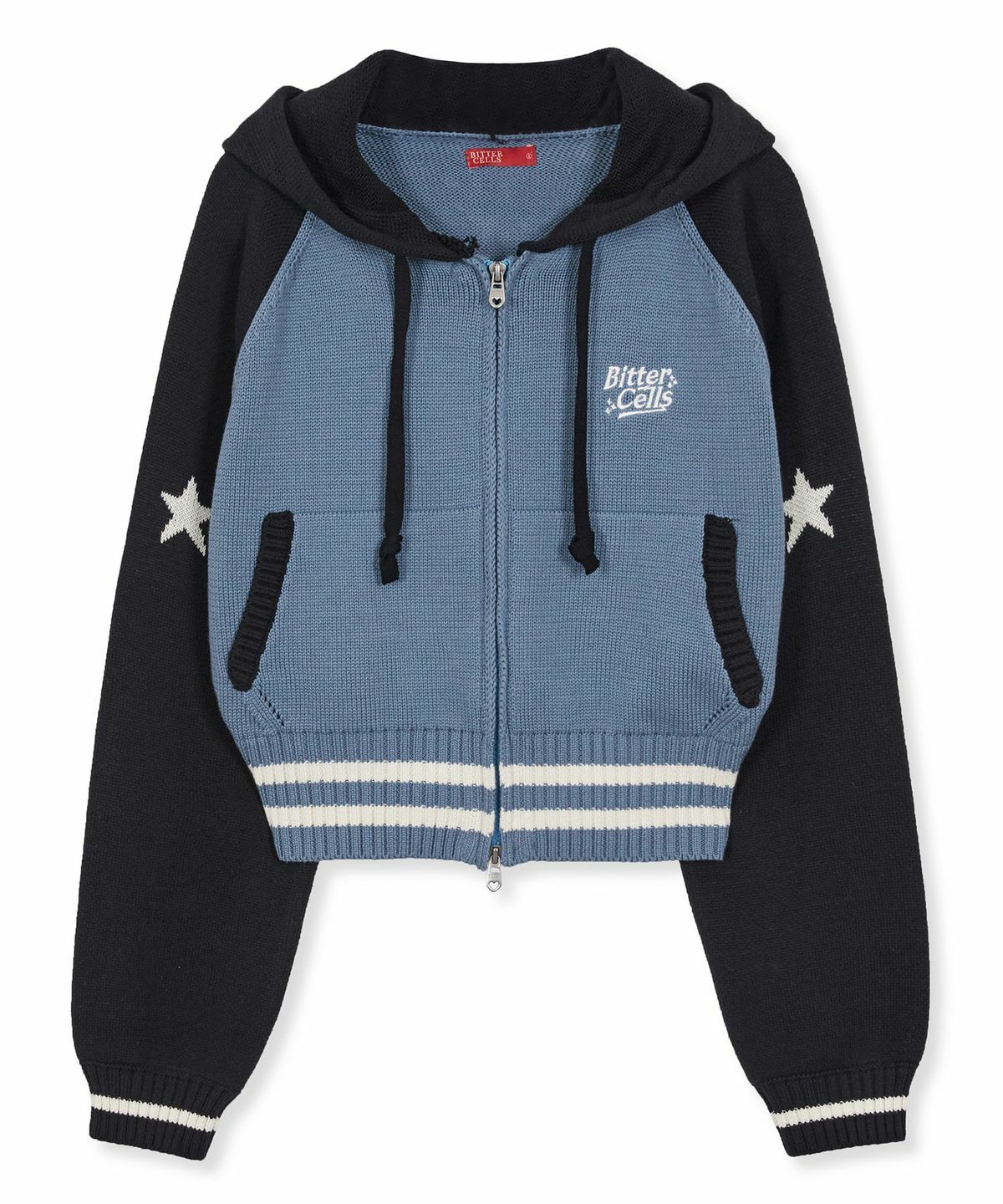 BITTER CELLS Star Knit Hoodie