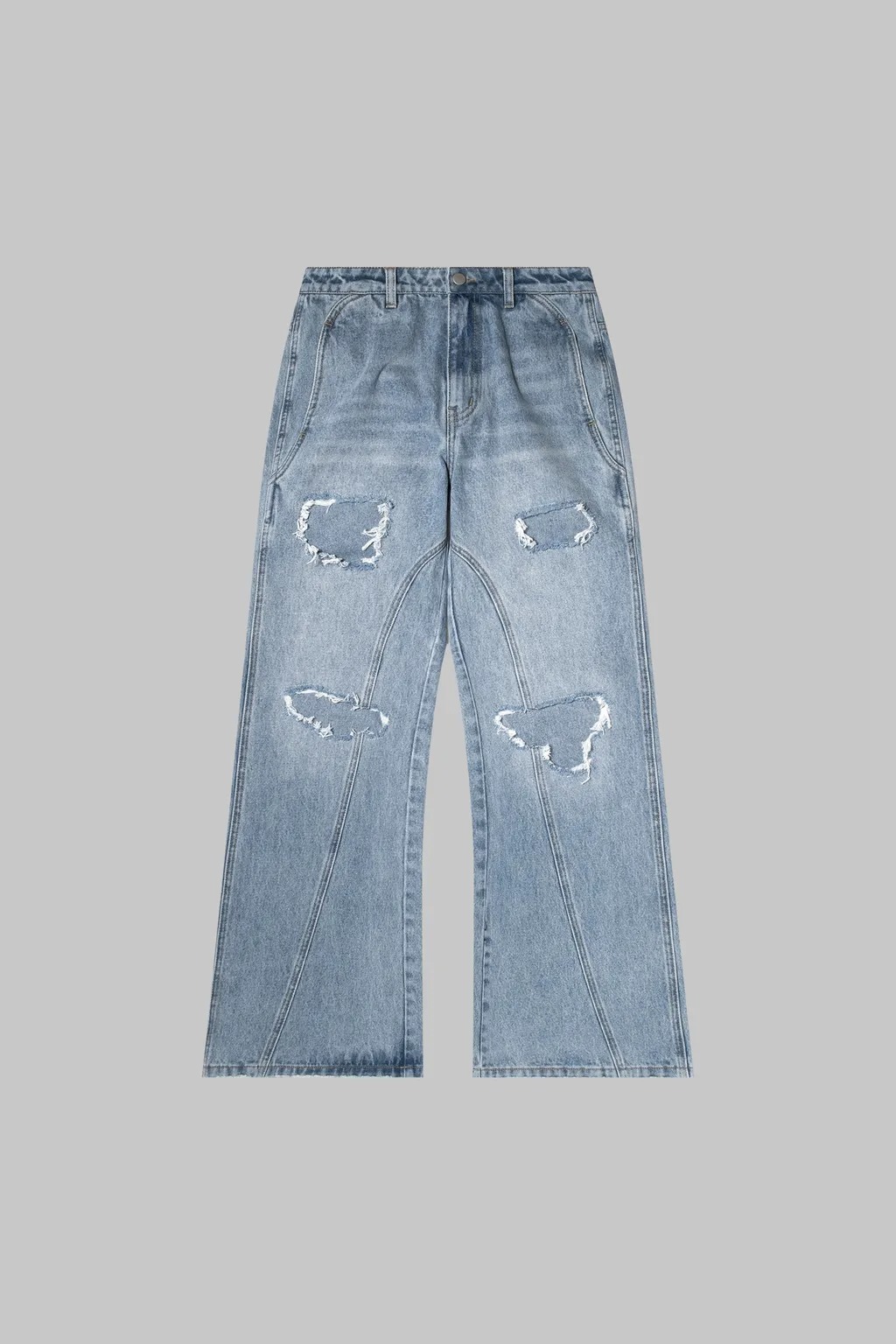 Anonymous x WLOFSD 貼布喇叭丹寧褲