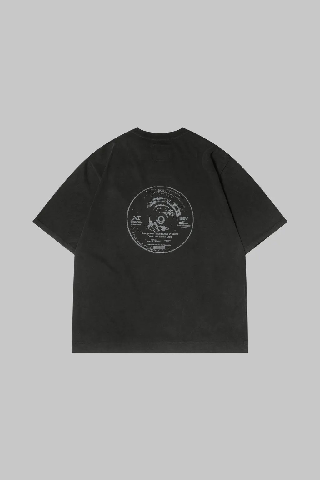 Anonymous x WLOFSD 黑膠印花洗水Tee