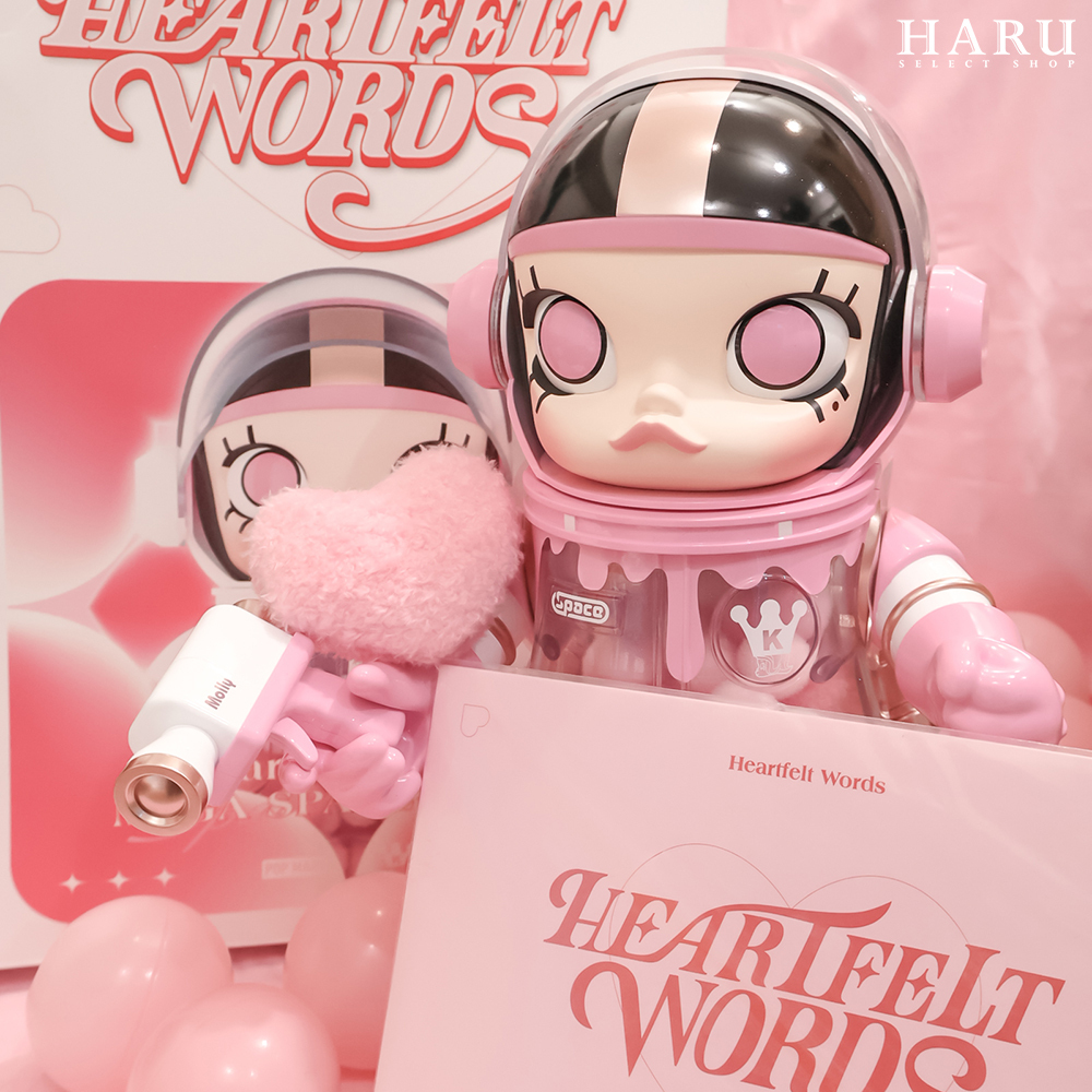 POPMART POP MART 泡泡瑪特 MEGA SPACE MOLLY 心語 粉紅色 100% 400% 1000% 公仔